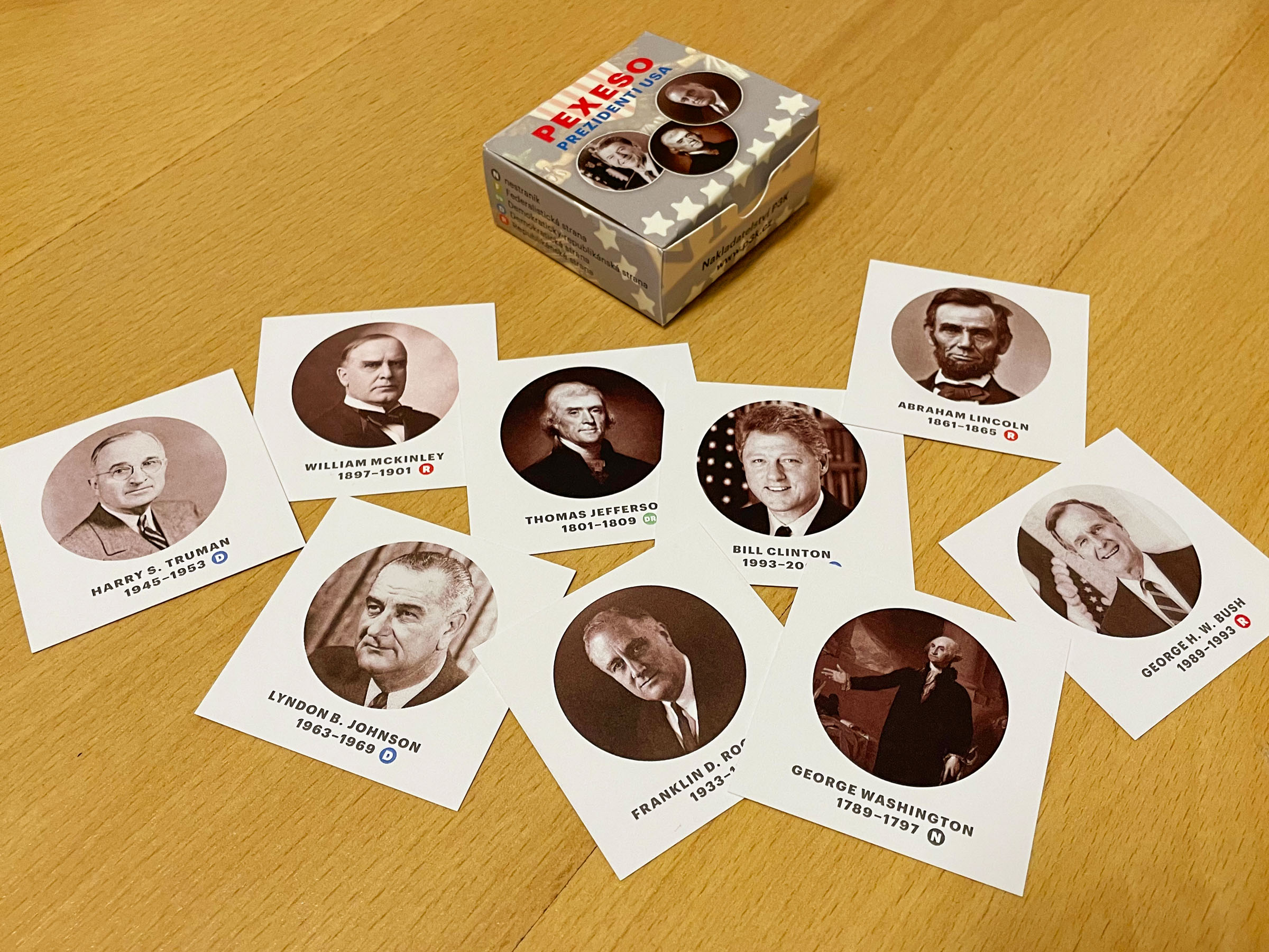 Pexeso – prezidenti USA - Obrázek 2